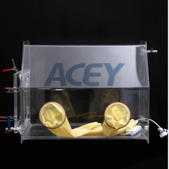 Lab Research Clear Acrylic Gas Operation Glove Box
